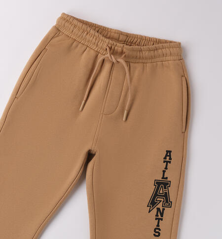 Boy sports pants for boys BEIGE-0747