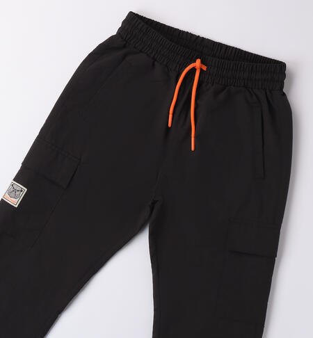 Pantaloni sportivi per ragazzo NERO-0658