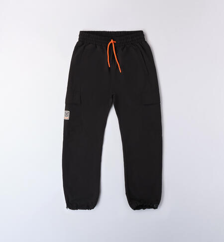 Pantaloni sportivi per ragazzo NERO-0658