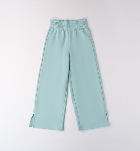 Bell-shaped sweatpants DARK MINT-4143