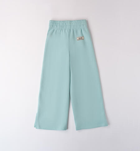 Bell-shaped sweatpants DARK MINT-4143