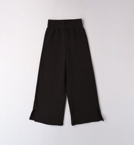 Bell-shaped sweatpants BLACK