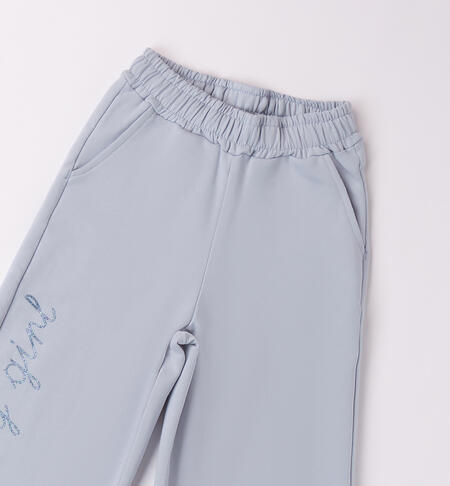 KNITTED TROUSERS  AZZURRO-3811