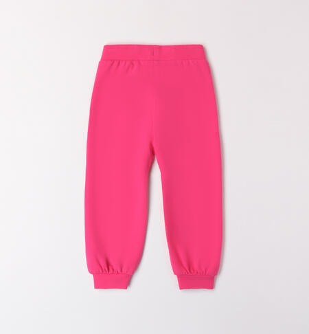 Pantaloni tuta bambina FUXIA-2438