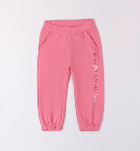 KNITTED TROUSERS PINK