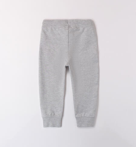 Pantaloni tuta bambino iDO GRIGIO MELANGE-8992