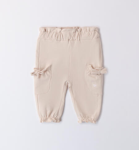 Baby Girl Sweatpants CREAM