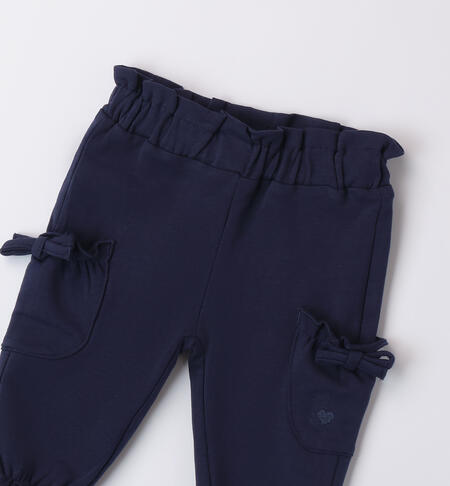 Baby Girl Sweatpants NAVY-3558