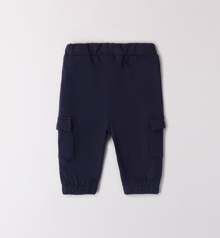 Cotton Baby Boy Sweatpants NAVY-3558