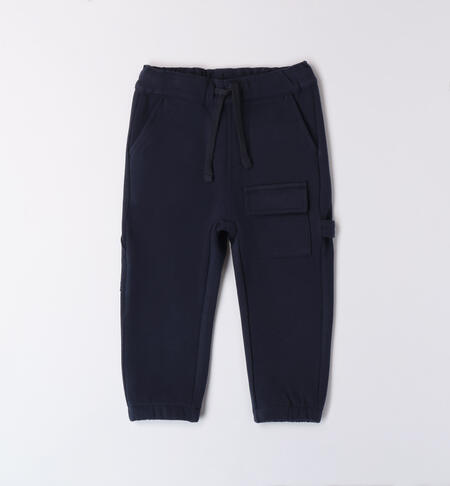 Pantaloni tuta blu bambino BLU