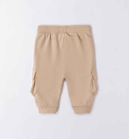 Newborn Tracksuit Pants BEIGE-0925