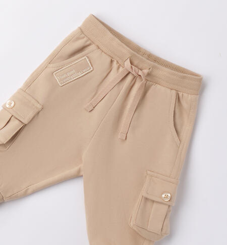 Newborn Tracksuit Pants BEIGE-0925