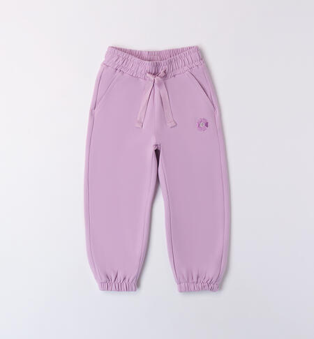 Pantaloni tuta per bambina VIOLA