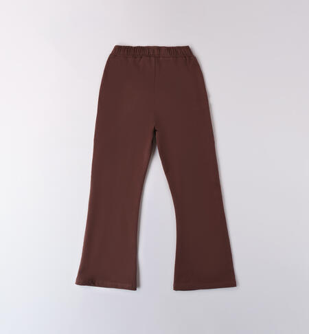 Pantaloni tuta per ragazza BROWN-0852