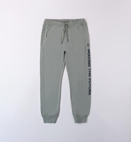 Pantaloni tuta ragazzo GREEN-4252