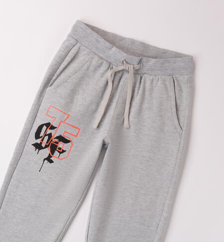 Boy's sweatpants GRIGIO MELANGE-8992