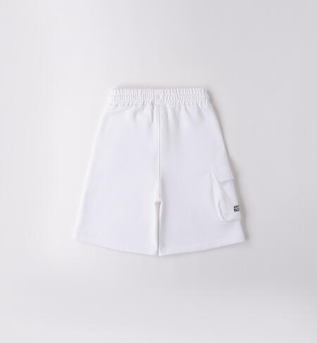 Unisex trousers for boys BIANCO-0113