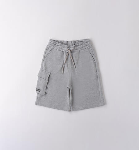 Unisex trousers for boys GRIGIO MELANGE-8992