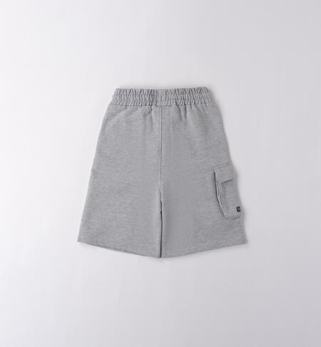 Unisex trousers for boys GRIGIO MELANGE-8992