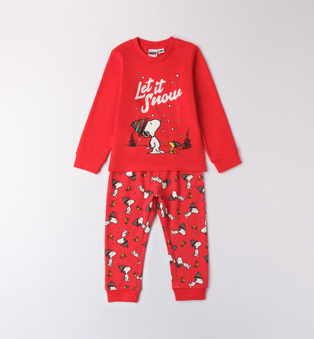 Pigiama Snoopy bambino ROSSO