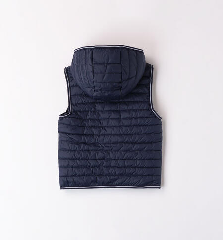 Boys' sleeveless padded jacket NAVY-3854