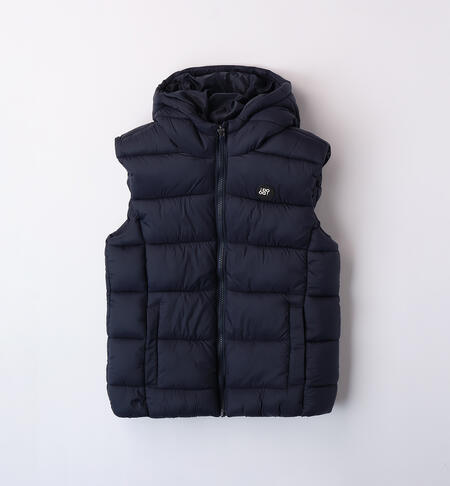 Boy's sleeveless down jacket NAVY-3885