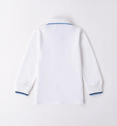 LONG SLEEVED POLO  BIANCO-0113