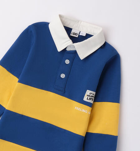 Boys long sleeve polo shirt BLU-3646