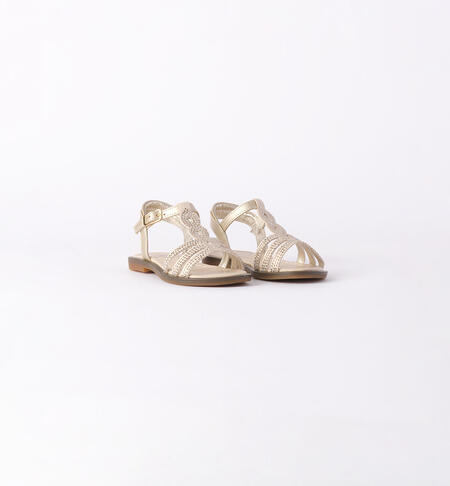 Girls' rhinestone sandals 