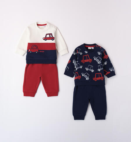 Set of 2 Baby Suits BORDEAUX-2297