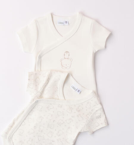 Short Sleeve Baby Bodysuit Set PANNA-0112