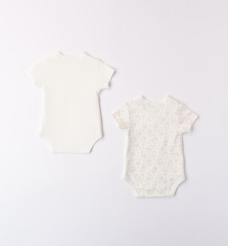 Short Sleeve Baby Bodysuit Set PANNA-0112