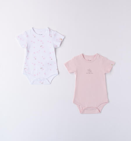 Set body neonato unisex PINK-2714