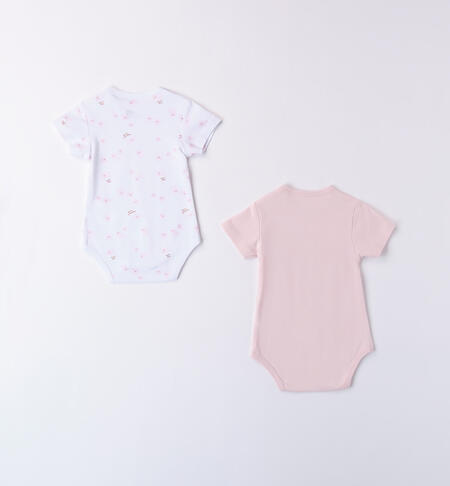 Set body neonato unisex PINK-2714