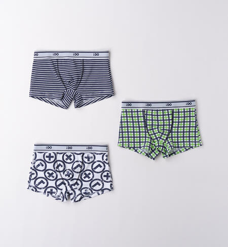 Set Boxer bambino BLU