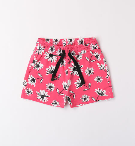 Daisy shorts for girls RED