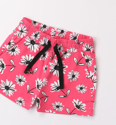 Daisy shorts for girls ROSSO-BIANCO-6APE