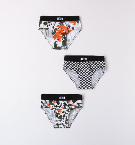 Briefs for boy BIANCO-MULTICOLOR-6BAL