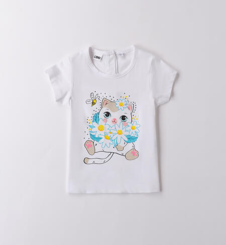 T-Shirt bambina iDO BIANCO