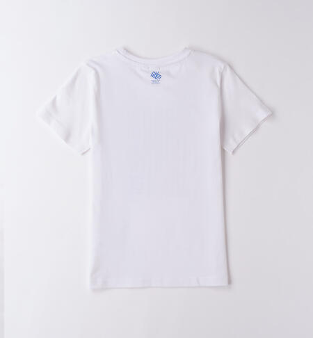 Oversized boy's t-shirt BIANCO-0113