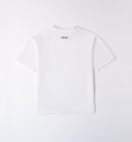 White T-shirt boy WHITE