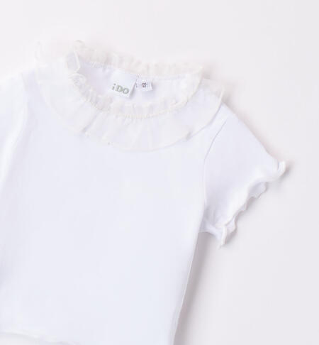 T-shirt bimba bianca BIANCO-0113