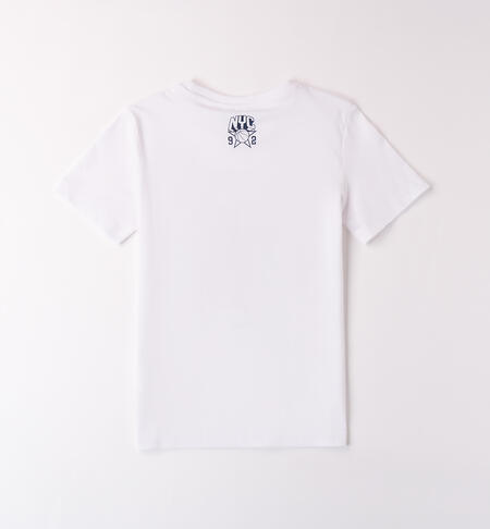 T-Shirt da ragazzo BIANCO-0113