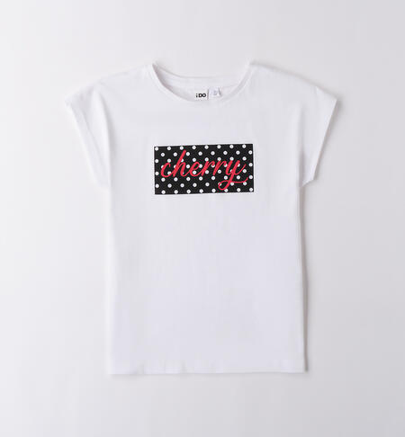 T-Shirt iDO ragazza BIANCO