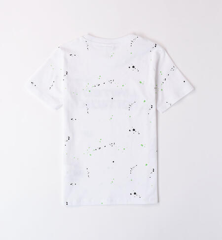 Boys' Limited Edition T-shirt BIANCO-NERO-6ALW