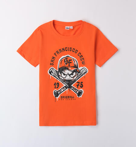 T-Shirt manica corta ARANCIO-1855