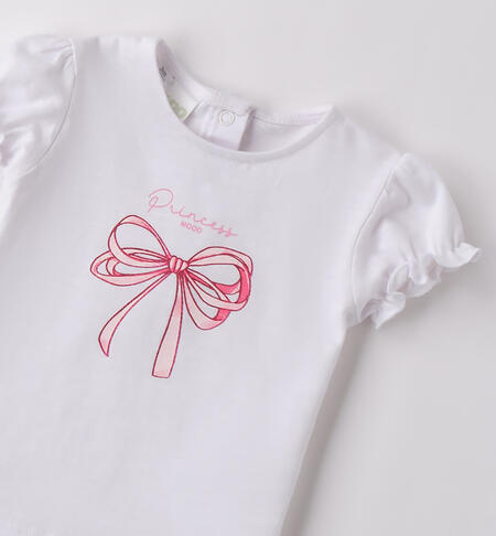 iDO Baby Girl T-Shirt BIANCO-0113