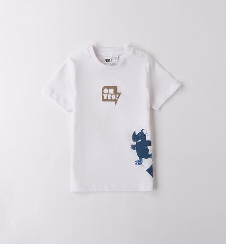 Rhino t-shirt for boys WHITE