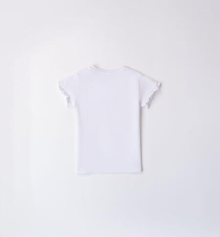 T-shirt per bimba orsetti  BIANCO-0113