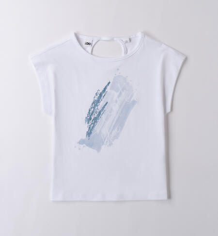 T Shirt per ragazza iDO BIANCO